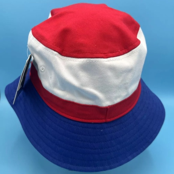 NASA Bucket Hat OSFM Red White Blue Space Station NEW WITH TAGS L/XL - Picture 3 of 6